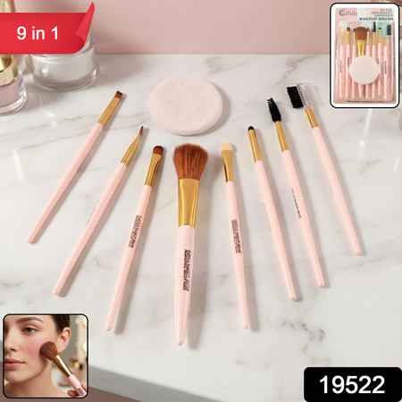 9-in-1 Professional Makeup Brush Set